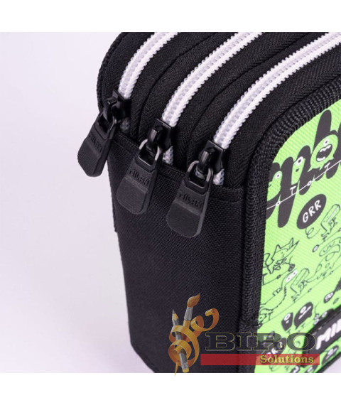 Penar școlar Milan "Tandem" cu 3 compartimente, echipat